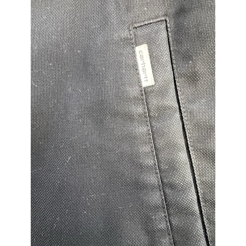 Carhartt W'Ona Coach Canvas Jacket Quilted Lined Distressed Black Women’s Sm - Picture 11 of 12